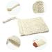 E-Know Natural Sisal Soap Bag 5 Pack - Zero Waste, Plastic-Free Soap Saver for Foaming, Drying, Massage & Peeling - Buy Online on GoSupps.com