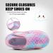 Kids Lightweight Water Shoes | Quick Dry Sneakers for Beach/Swimming | 6.5-7 Toddler Pink Scales - Buy Online on GoSupps.com