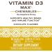 Nature's Way Vitamin D3 Max Chewables - Immune Support and Bone Health Booster - Buy Online on GoSupps.com
