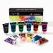Maydear Colors Face Paint and Body Paint Set, Liquid Body Paint Safe and Non-Toxic (12 Color Matte 0.7 FL OZ. Each) 12 Color-Matte