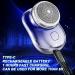 Mini Portable Electric Shaver - Wet and Dry Men's Shaver for Home, Car, and Travel - USB Charging (Blue) - Buy Online on GoSupps.com