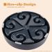 Wangstar Slow Feeder Bowl for Dogs and Cats - Anti-Skid Design, Bloat Stop Puzzle Fun Maze, Slow Eating Pet Bowl - Medium Size 8''x1.9'' Grey - Buy Online on GoSupps.com