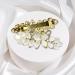 Rhinestone Pearl Hair Clips Gold Butterfly Pins Antique Crystal Barrette Glitter Metal Snap Barrette Diamante Hair Clips for Women Girls style 2 - Buy Online on GoSupps.com