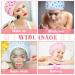 4 Pcs Terry Lined Reusable Shower Caps for Women - Waterproof EVA Bath Caps for Hair Care - Floral Design - Buy Online on GoSupps.com