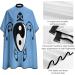 Sea Turtle Yin Yang Custom Barber Cape Waterproof Hair Cutting Capes Apron Accessories with Adjustable Snap Closure - Buy Online on GoSupps.com