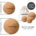 COENGWO Cork Massage Ball Set - Myofascial Release & Trigger Point Therapy Kit with Carry Bag - 3 Balls for Muscle Knots & Deep Tissue Relief - Buy Online on GoSupps.com