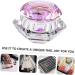 minkissy 3pcs Nail Art Crystal Cup Glass Container Nail Art Acrylic Bowl Glass Terrarium with Lid Manicures Art Cup Nail Acrylic Glass Jar Terrariums Washing Cups White Crystal Nail Powder 6.5x6.5cmx3pcs Pinkx3pcs - Buy Online on GoSupps.com