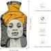 Turban Woman Hot Water Bottle with Plush Cover - Bed Warmer for Adults & Children - 26.5x15.3cm - International Shipping - Buy Online on GoSupps.com