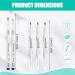 Zonon 5 Pieces Tattoo Tip Skin Marker Pens - 0.5mm and 1mm for Skin, Eyebrow, Lips | Includes Paper Ruler | 2 Single Head & 3 Double Heads - Buy Online on GoSupps.com