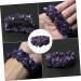 TEHAUX Womens Bracelet 2pcs Chunky Chakra Bracelet Irregular Bracelet Crystal Beads Layer Crystal Bracelet Layer Gemstone Crystals Bracelet Women Gemstone Bracelet To Heal Purple Rope - Buy Online on GoSupps.com