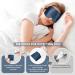 Premium 100% Mulberry Silk Sleep Mask - Adjustable Eye Mask for Men & Women | Soft Blackout Blindfold for Side Sleepers - Buy Online on GoSupps.com