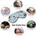 Kawaii Sushi Sleep Mask - Adjustable Strap Eye Cover for Sleeping, Blocking Light - Men and Women - Buy Online on GoSupps.com