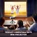 Mini Projector Tripod Stand - 6.3 Inch Compact Desktop Stand with 1/4 Screw Ballhead for Cameras and Projectors | Compatible with Smooth 4, Osmo Mobile, Vimble 2 - Buy Online on GoSupps.com