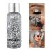 Mermaid Sequins Body Glitter Gel, Make Up Long Lasting Glitter for Body Face Hair Eyeshadow, Music Festival Party Carnival Long Lasting Face Glitter, No Glue Needed and Easy to Remove. (Silver)