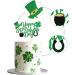 Ercadio 1 Pack Happy St Patrick's Day Cake Toppers Happy St Patrick's Day Cake Picks with Four Leaf Green Hat for st.Patrick s Day Birthday Baby Shower Party Cake Decor Supplies Pattern 12 - Buy Online on GoSupps.com