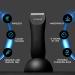Xtrimming Waterproof Pubic Hair Trimmer for Men - Cordless Electric Body Hair Shaver - Rechargeable & Smooth Grooming Tool for Ultimate Hygiene - Buy Online on GoSupps.com
