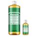 Dr. Bronner's Pure-Castile Liquid Soap   Almond Bundle. 32 oz. Bottle and 2 oz. Travel Bottle