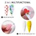 Saviland 12 Colors 2 in 1 Gel Art Paint for Nails with Brush Pens - Cable Knit Sweater Nail Design - 3D Embossed Gel Polish Set - Flowers Animals Carve Gel Kit - Red White Black (15 pcs) - Buy Online on GoSupps.com
