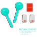 Green Ice Globes Set for Facial Cooling - Reduce Puffiness, Dark Circles & Tighten Skin - Eye & Neck Cold Glass Roller Ball for Cryotherapy Sticks - Enhance Circulation - Buy Online on GoSupps.com