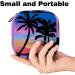 Beach Sunset Palm Portable Menstrual Cup & Pad Storage Bag for Women & Teens - Zippered Design - Buy Online on GoSupps.com
