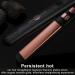 2-in-1 Hair Straightener & Curler with LCD Display - Fast Heating & Adjustable Temperature for American & African Hair - Healthy Styling Tool (Rose Gold - Buy Online on GoSupps.com