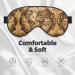 Ancient Map World Globe Print Unisex Sleep Mask | Double-Sided Eye Mask for Sound Sleep & Skin Care - Buy Online on GoSupps.com