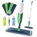 Spray Mops Microfiber Floor Mops for Floor Cleaning - MEXERRIS Wet Mops Dust Mop with 2 Refillable Bottle and 5 Mop Pads Wood Floor Cleaning Mop for Hardwood Laminate Vinyl Tiles Floors Cleaning