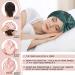 Silk Hair Wrap Set - 3-Piece Bonnet for Natural Curly Hair (Black, Rose Gold, Green) - Buy Online on GoSupps.com