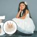 Uonlytech Strass Crown Hair Clip - Princess Tiara Bobby Pins for Girls - Crystal Hair Clasp for Children - Beige - Buy Online on GoSupps.com