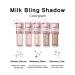 COLORGRAM Milk Bling Shadow - 01 Double Star | Pigmented Liquid Glitter Eyeshadow - Buy Online on GoSupps.com