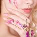 Bright Almond Tip Fake Nails Set - 672 Pcs Solid Colors Stick On Nails for Women & Girls - Buy Online on GoSupps.com