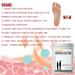 Acupuncture Foot Paving Stickers for Height Growth & Stress Relief - 24 Pieces - Buy Online on GoSupps.com