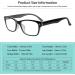 SIGVAN Blue Light Blocking Reading Glasses 5-Pack Set - Quality Computer Readers with Spring Hinge for Women Men (1.75x) - Buy Online on GoSupps.com