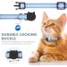 Reflective Airtag Cat Collar with Bell | Waterproof Holder | Breakaway Safety Buckle | 3/8 Width | Compatible with Apple Airtag - Blue - Buy Online on GoSupps.com