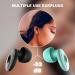 Ear Plugs for Sleeping Noise Cancelling-NRR 33db- Noise Reduction Easy sleep Silicone EarPlugs for Sound Insulation Hearing protection Earplugs concert work 8 Ear Tips with carry case Turquoise (Turquoise One Size) Turquoise One Size - Buy Online on GoSupps.com
