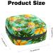Anna Cowper Tropical Pineapple Floral Leaves Sanitary Napkin Storage Bag - Portable Period Pouch for Women and Teens - Multi-colored - Buy Online on GoSupps.com