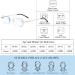 Randless Reading Glasses for Men & Women - Diamond Cut Blue Light Blocking Computer Glasses Flexible TR90 Frame in Teal Size 1.75x - Buy Online on GoSupps.com