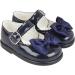 Baypods Toddler Shoes | Hard Sole Baby Girls First Walking Shoes | Anti-Slip Sole First Walkers | Made in England | Navy Patent | Size 4 UK - Buy Online on GoSupps.com