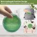Didatool Leak-Proof Denture Storage Case - Portable & Mirror - Ideal for Travel & Daily Use (Green) - Buy Online on GoSupps.com