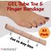 Medipaq Gel Toe Protectors - 2 Pack 150mm for Big Toe and Little Toe - Comfortable Foam Toe Protectors for Shoes - Buy Online on GoSupps.com