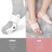 Bunion Corrector for Women - Orthopedic Bunion Splint for Hallux Valgus Relief, Toe Straightening, Day/Night Wear - Pink - Buy Online on GoSupps.com