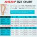 AMZAM Sheer Compression Pantyhose for Women - 15-20 mmHg Graduated Support Stockings Closed Toe Comfortable Relief for Swelling & Improved Circulation - Beige M - Buy Online on GoSupps.com