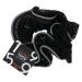 Scunci 1959 Hair Scrunchie  Black with Reflective Trim For Running Outside  1-Piece
