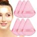 Powder Puff Triangle | Soft Makeup Puff Loose Powder Foundation Puff Multipurpose Powder Puff with Strap Makeup Tool Tmay Pink