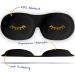 SMUG 100% Blackout Sleep Mask | Contoured Design for Deep Sleeping | Adjustable Straps | Eyelash Friendly Eye Mask for Men & Women - Buy Online on GoSupps.com
