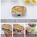 Vintage Treasure Map Pill Box - 2 Compartment Decorative Metal Pill Organizer for Travel | Portable Medicine Case for Pocket & Purse - Buy Online on GoSupps.com