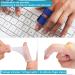 Trigger Finger Splint for Pain Relief & Support - Ideal for Sport Injuries, Basketball, Senior Tendon Release - Blue - Buy Online on GoSupps.com