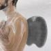 Slip-Proof Silicone Massage Pad & Back Scrubber | Foot Brush with Suction Cup - Relaxing & Effective Cleaning Massage - Gray - Buy Online on GoSupps.com