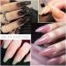 Gel Nail Polish Kit Gel Nail Jelly Set 6 Colours Translucent Milky Gel Nail Polish Set Quick Dry&Long Lasting Nail Varnish UV Curing Gel Diy Nail Art Gifts Paint for DIY Nail Art at Home(01) white01 - Buy Online on GoSupps.com