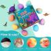 Poleview Dino Egg Bath Bombs for Kids - 8 Pack with Surprise Inside | Natural & Safe Fizzy Bath Bombs with Essential Oils | Perfect Gift Set for Boys and Girls - Buy Online on GoSupps.com